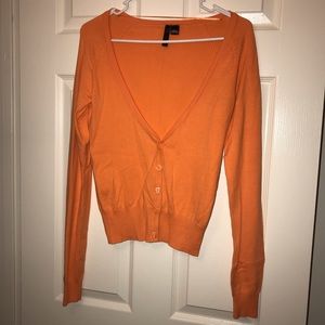 H&M Orange Cardigan